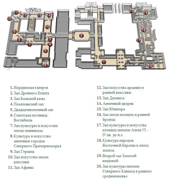 Эрмитаж маршрут 1 схема движения