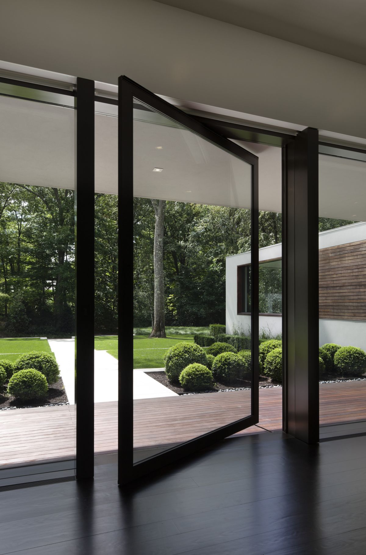 New Canaan Residence Pivot Front Entry Door