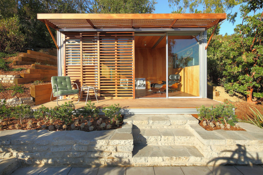 Modernist garden office