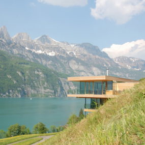 Contemporary Swiss Chalet by k_m Architektur