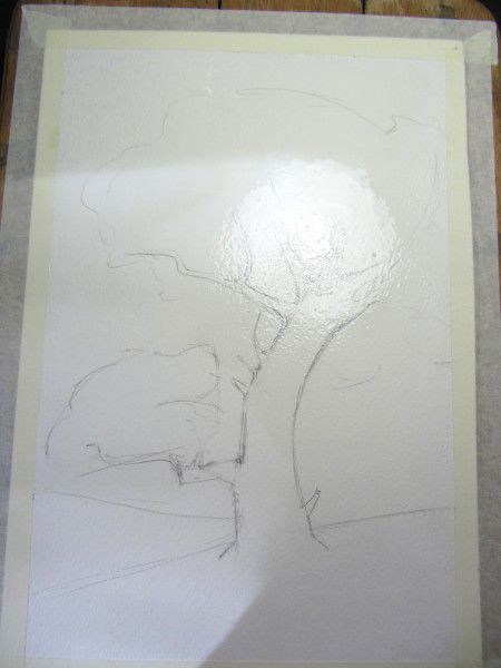 Как нарисовать дерево акварелью, фото № 4