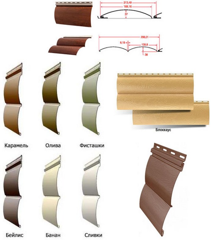 виниловый сайдинг блок хаус