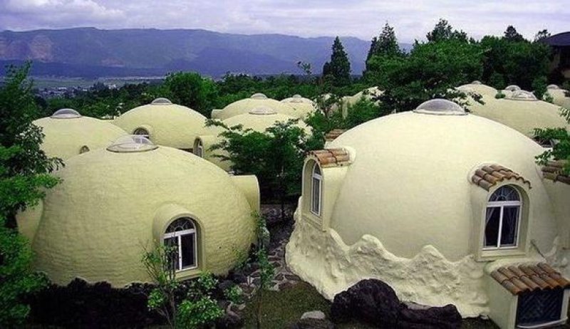 пенопластовые дома в Японии.