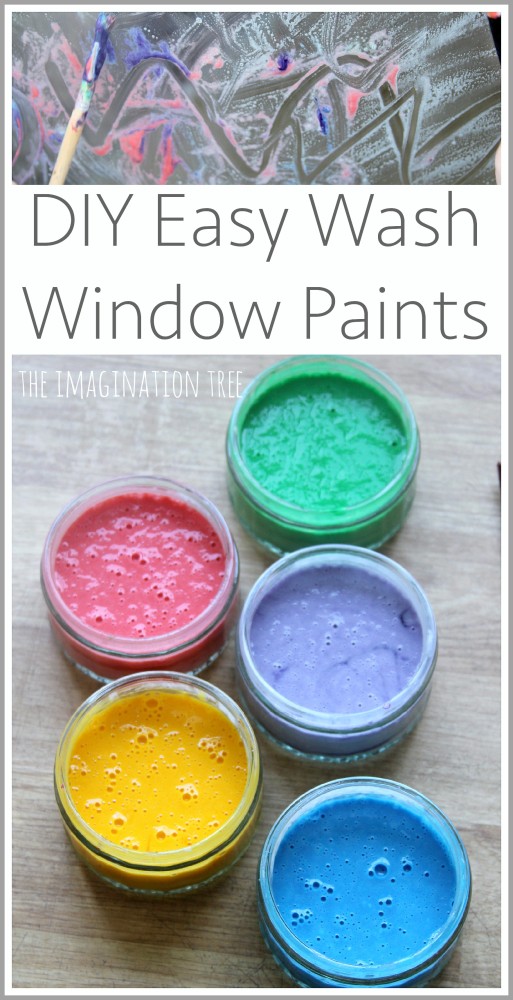 DIY washable window paint recipe