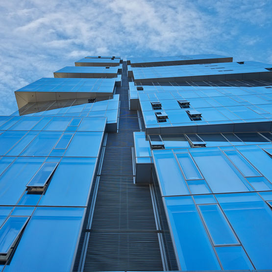 Grille de ventilation en façade 