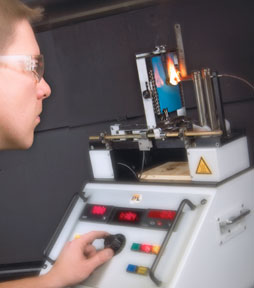 Glow wire testing