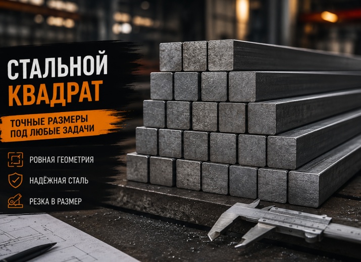 Применение стального квадрата