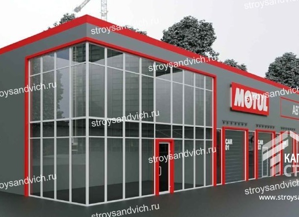 Здание из металлоконструкций