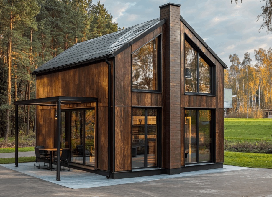 Стальные здания SteelWood House #SteelWoodHouse #КОСМОС #WolfSystem